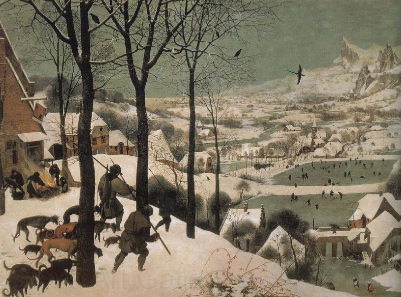 Pieter Bruegel Snow hunting Germany oil painting art